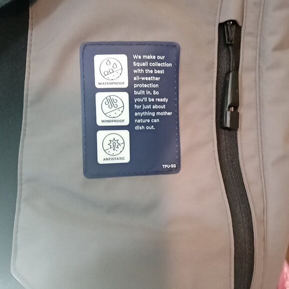 Lands End Jacket Mens XXL/T 50-52 Gray Detachable Hood - Picture 11 of 11